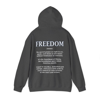 Freedom: The Heartbeat of Liberty Hoodie