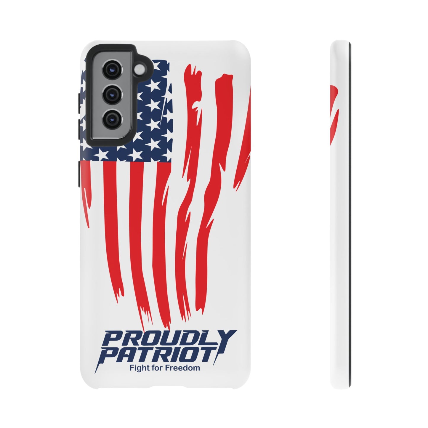 The Flag, Patriotic Phone Case for Proud Americans, USA Flag Phone Cover, Tough Cases for Veterans, Independence Day Gift