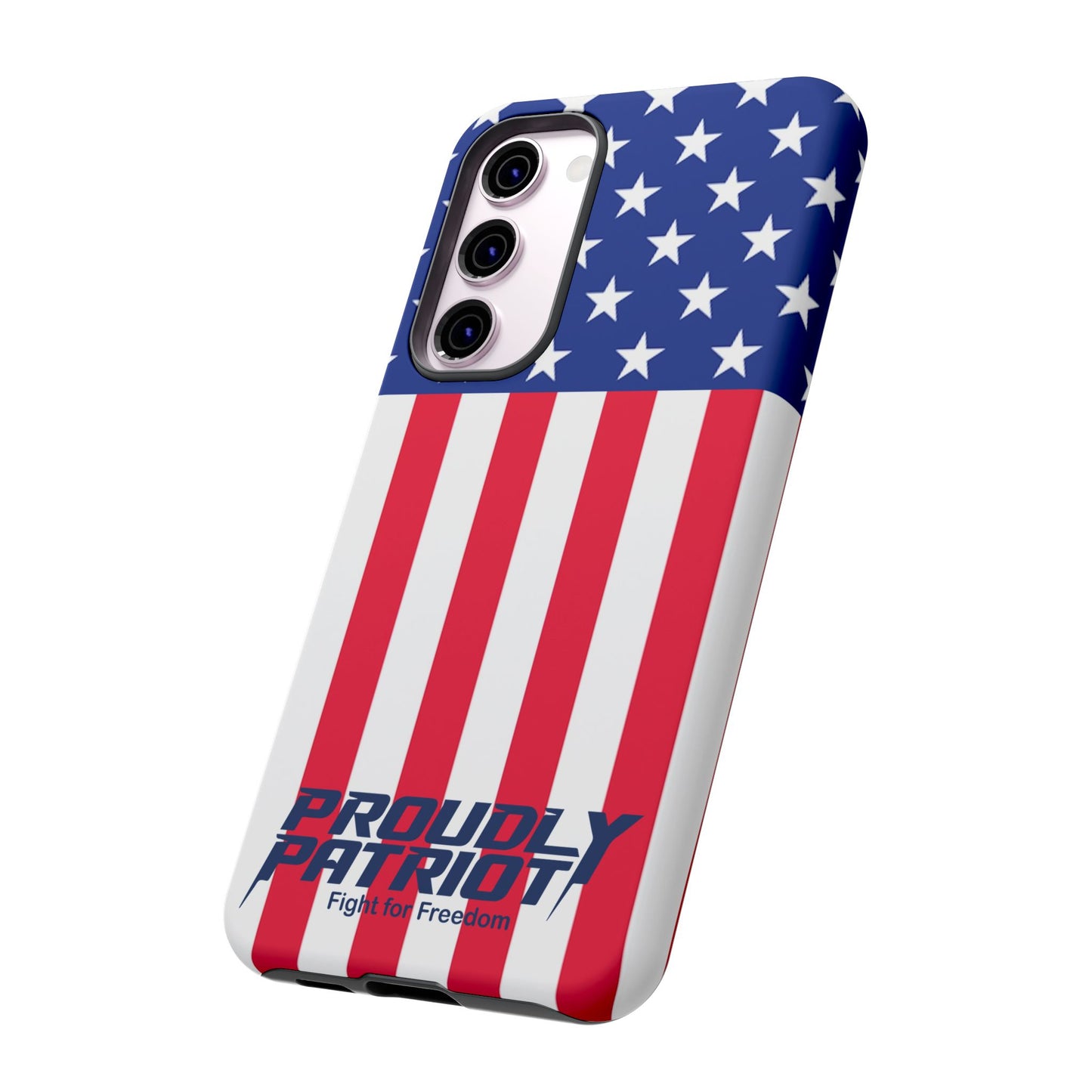 Stars, Stripes, and Cell Phones, Patriotic Phone Case for Proud Americans, USA Flag Phone Cover, Tough Cases for Veterans, Independence Day Gift