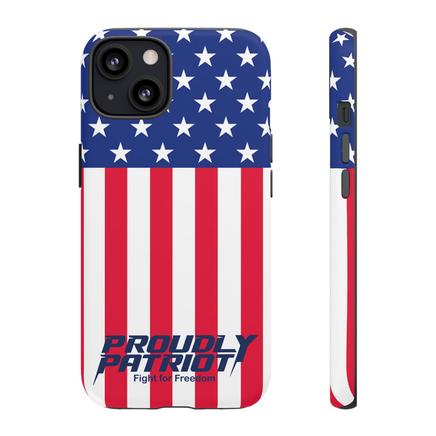 Stars, Stripes, and Cell Phones, Patriotic Phone Case for Proud Americans, USA Flag Phone Cover, Tough Cases for Veterans, Independence Day Gift