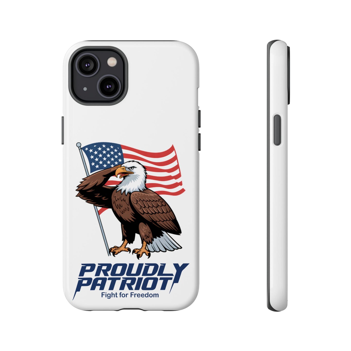 Major Talon Reporting for Duty! Patriotic Phone Case for Proud Americans, USA Flag Phone Cover, Tough Cases for Veterans, Independence Day Gift