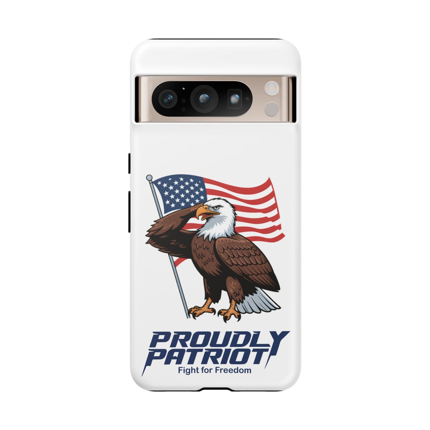 Major Talon Reporting for Duty! Patriotic Phone Case for Proud Americans, USA Flag Phone Cover, Tough Cases for Veterans, Independence Day Gift