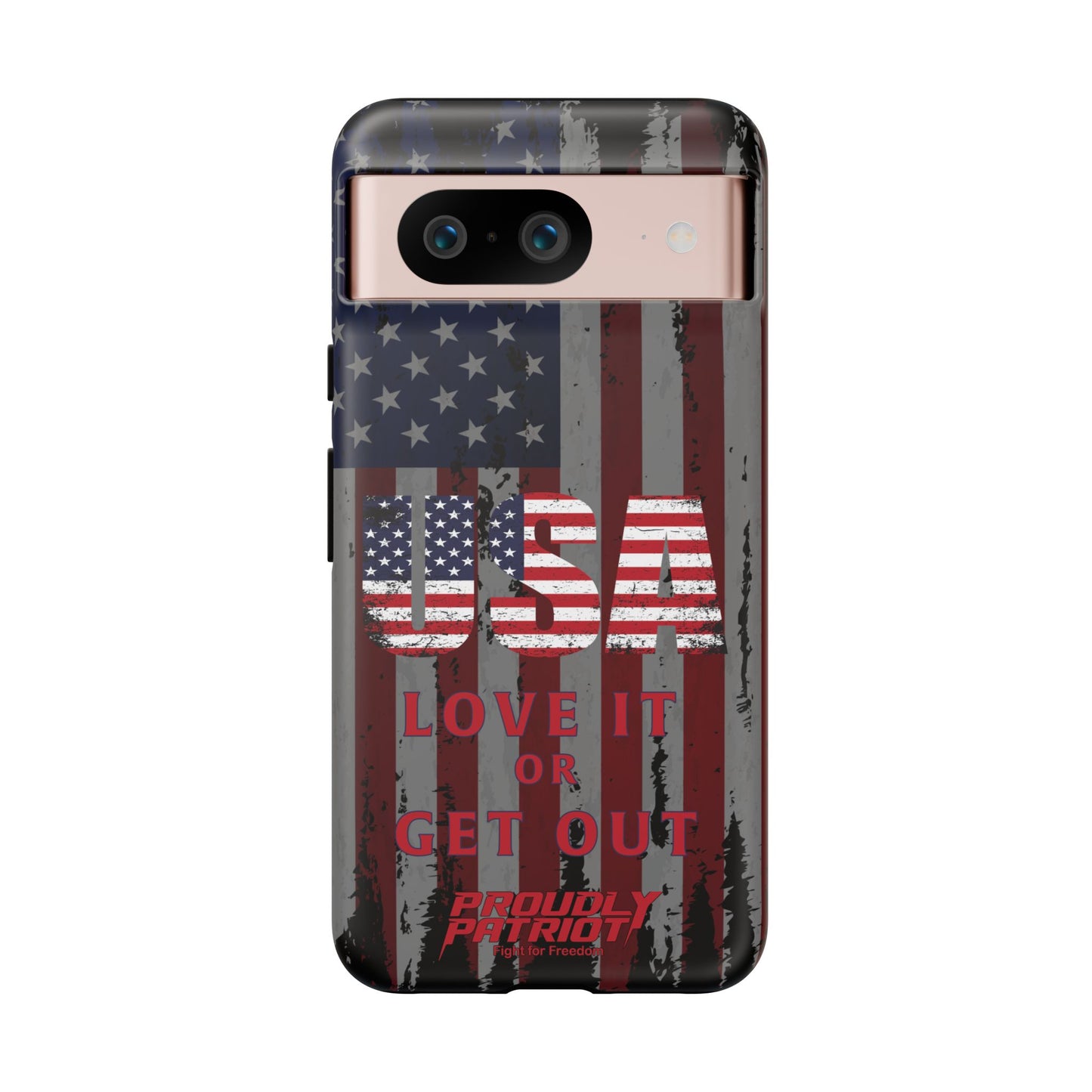Stars, Stripes, and Zero Tolerance BLK Phone Case