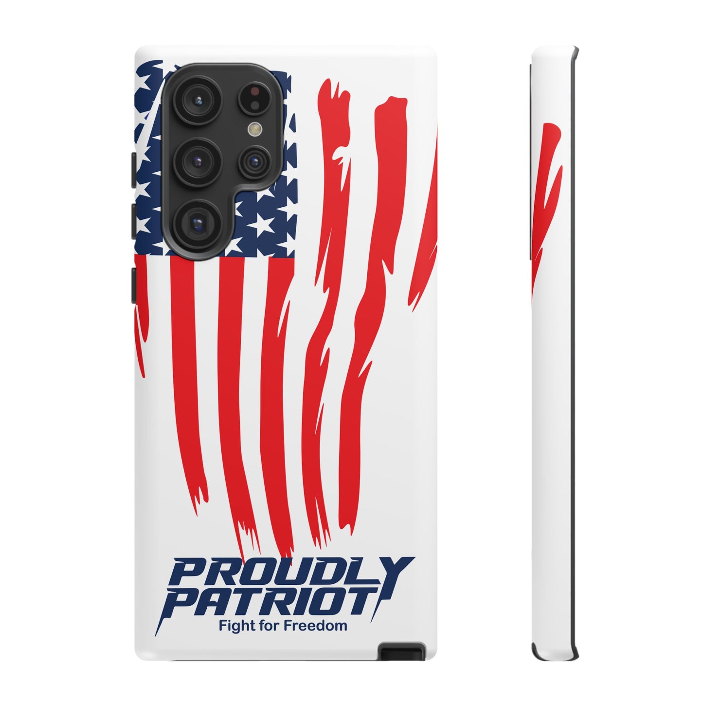 The Flag, Patriotic Phone Case for Proud Americans, USA Flag Phone Cover, Tough Cases for Veterans, Independence Day Gift