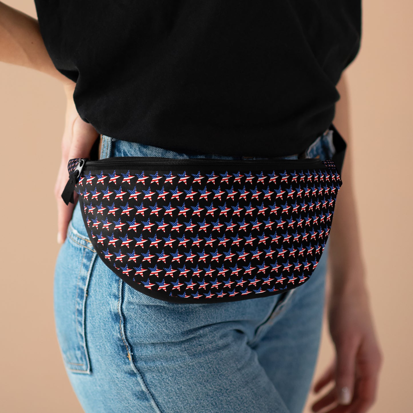 Star-Spangled Fanny Pack | Perfect for Festivals, Travel, & Everyday Use | Stylish Accessory, Gift Idea, Concert Bag