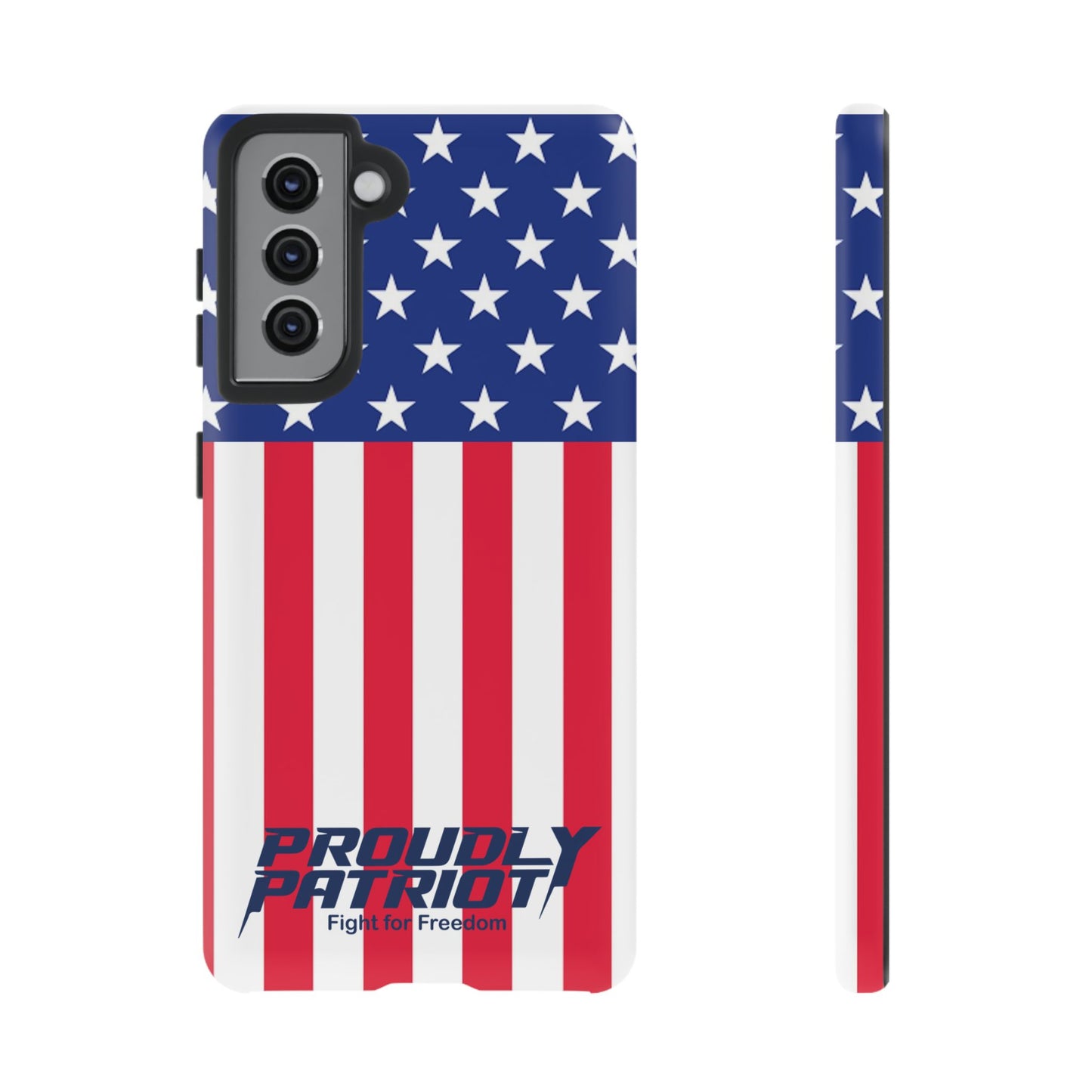 Stars, Stripes, and Cell Phones, Patriotic Phone Case for Proud Americans, USA Flag Phone Cover, Tough Cases for Veterans, Independence Day Gift
