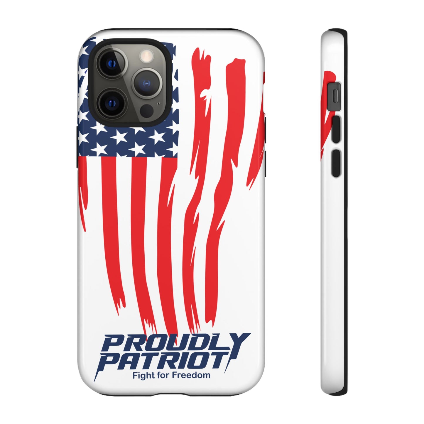 The Flag, Patriotic Phone Case for Proud Americans, USA Flag Phone Cover, Tough Cases for Veterans, Independence Day Gift