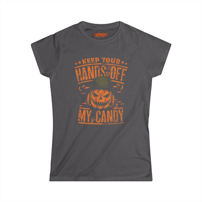 Hands Off – Halloween with Attitude Women's Tee