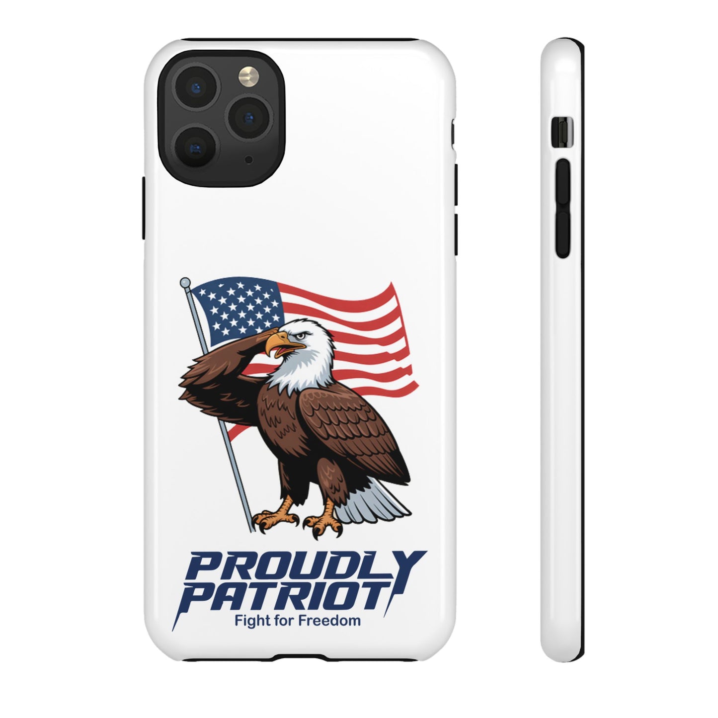 Major Talon Reporting for Duty! Patriotic Phone Case for Proud Americans, USA Flag Phone Cover, Tough Cases for Veterans, Independence Day Gift