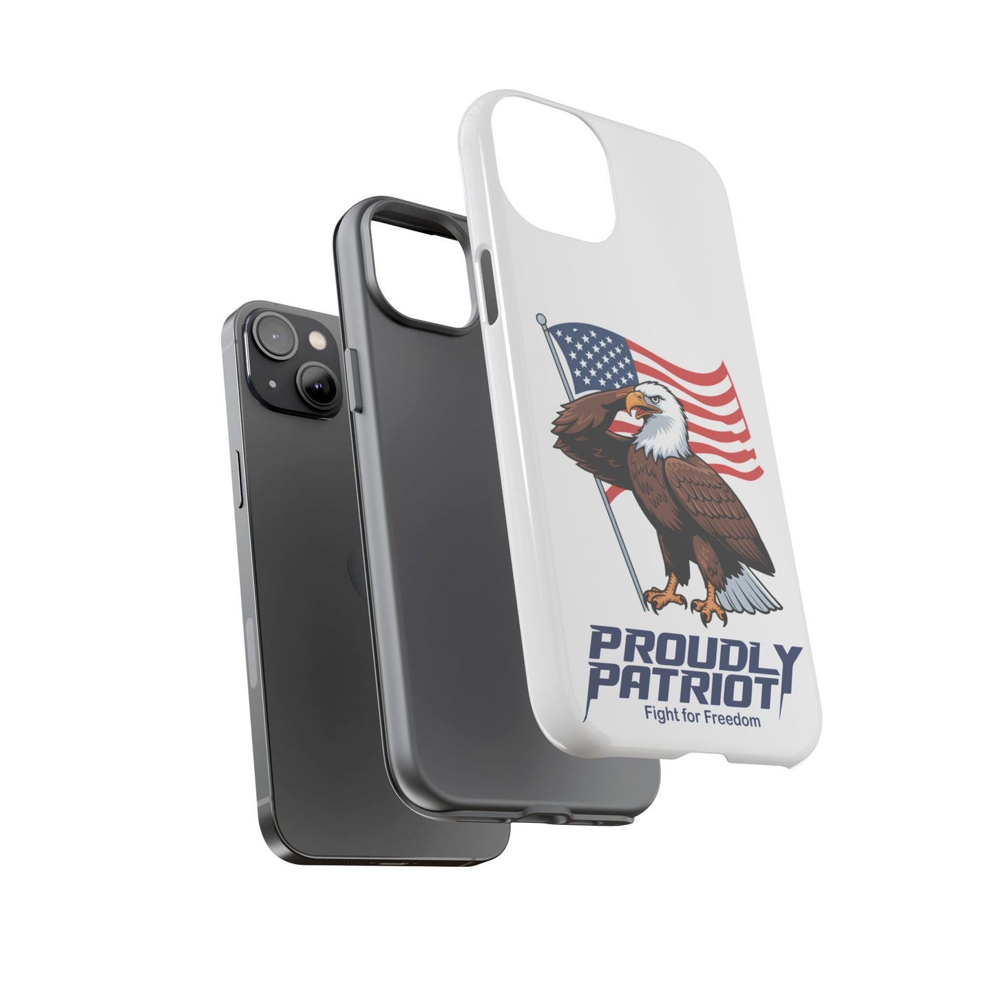 Major Talon Reporting for Duty! Patriotic Phone Case for Proud Americans, USA Flag Phone Cover, Tough Cases for Veterans, Independence Day Gift