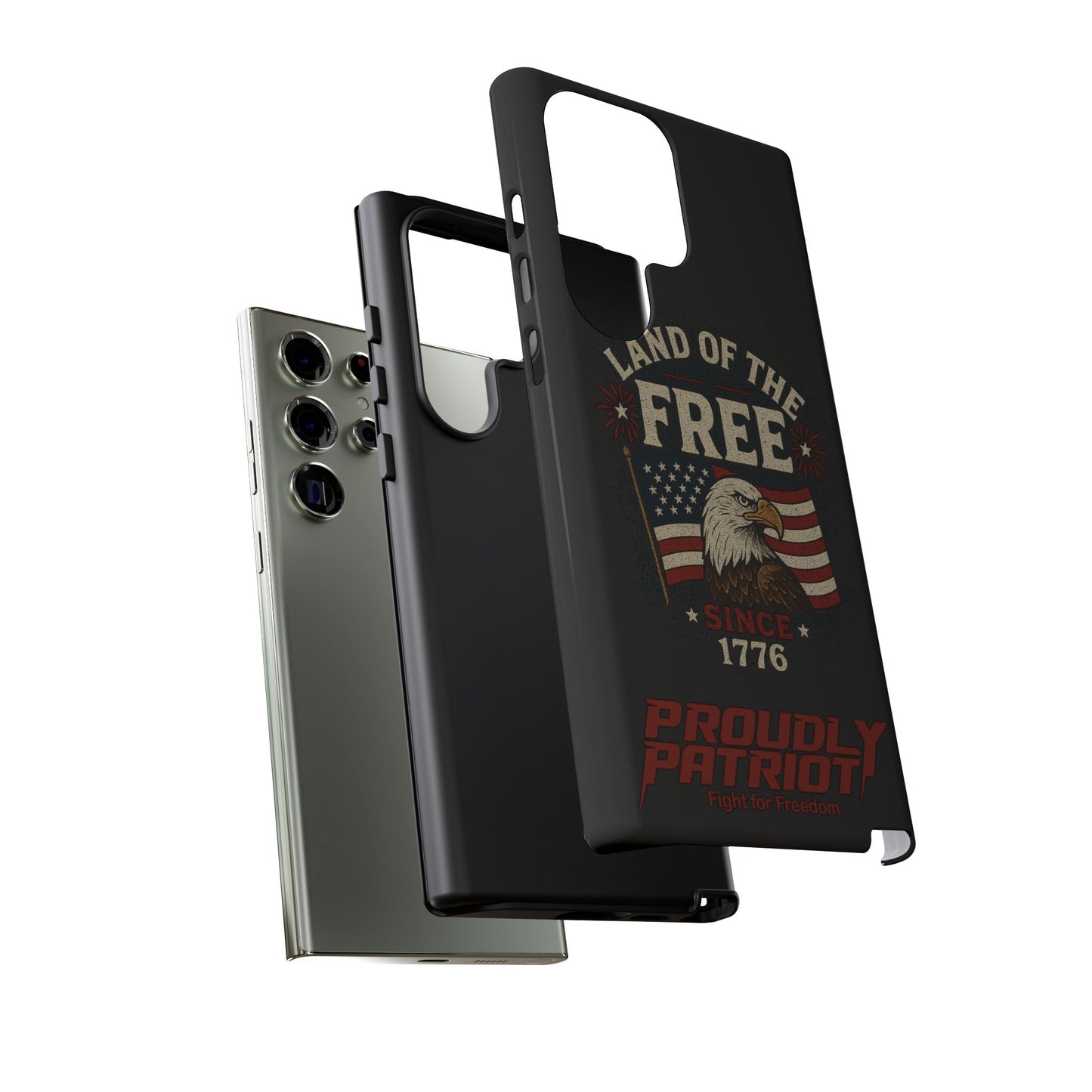 Freedom Phone Case: The Ultimate Patriotic Protector: For the Proud Patriot, USA Flag Phone Cover, Tough Cases for Veterans, Independence Day Gift