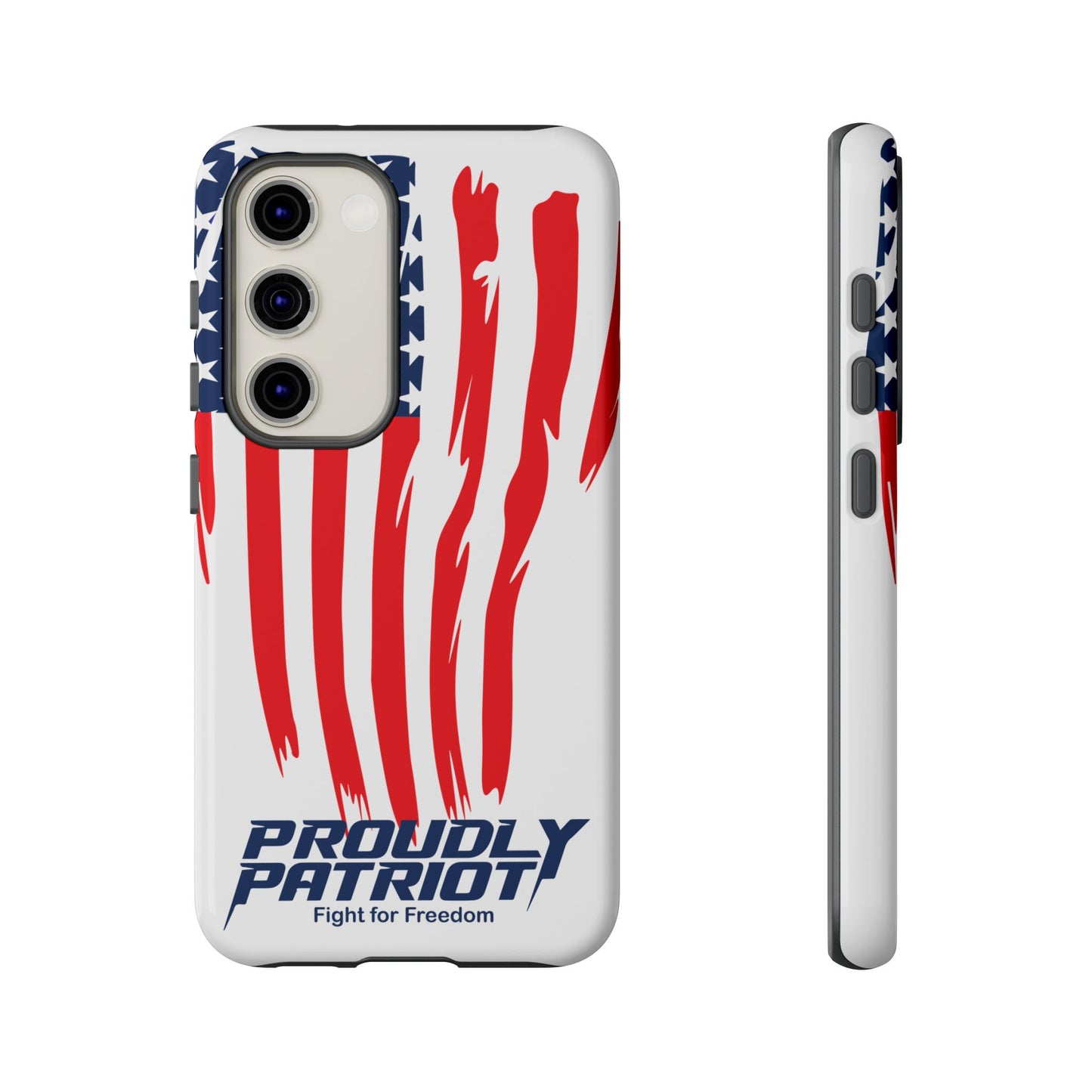 The Flag, Patriotic Phone Case for Proud Americans, USA Flag Phone Cover, Tough Cases for Veterans, Independence Day Gift