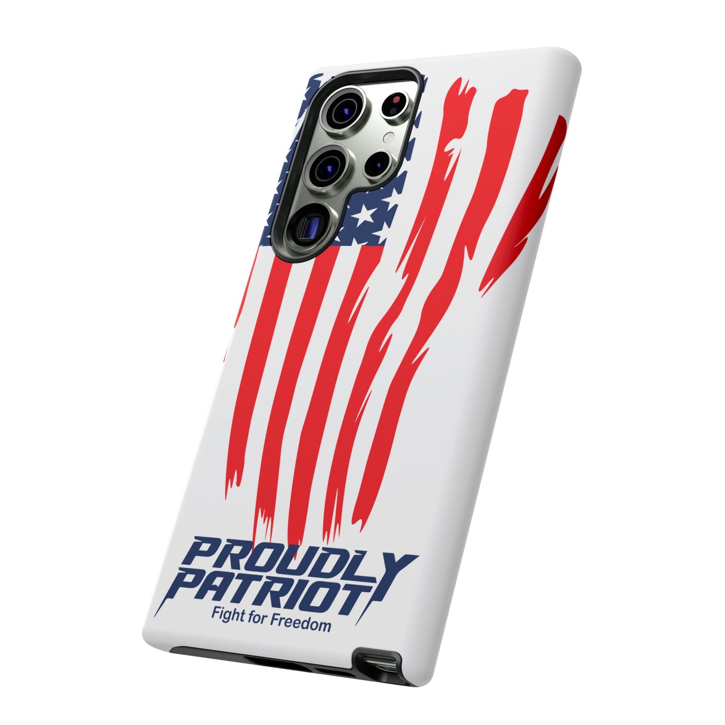 The Flag, Patriotic Phone Case for Proud Americans, USA Flag Phone Cover, Tough Cases for Veterans, Independence Day Gift