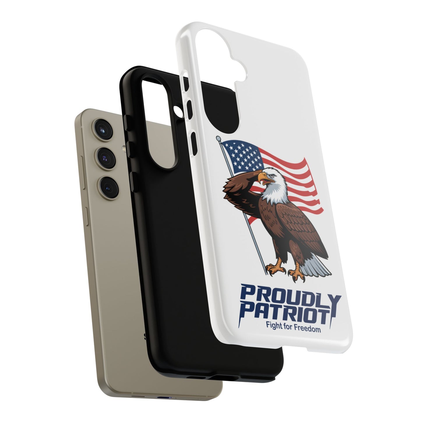 Major Talon Reporting for Duty! Patriotic Phone Case for Proud Americans, USA Flag Phone Cover, Tough Cases for Veterans, Independence Day Gift