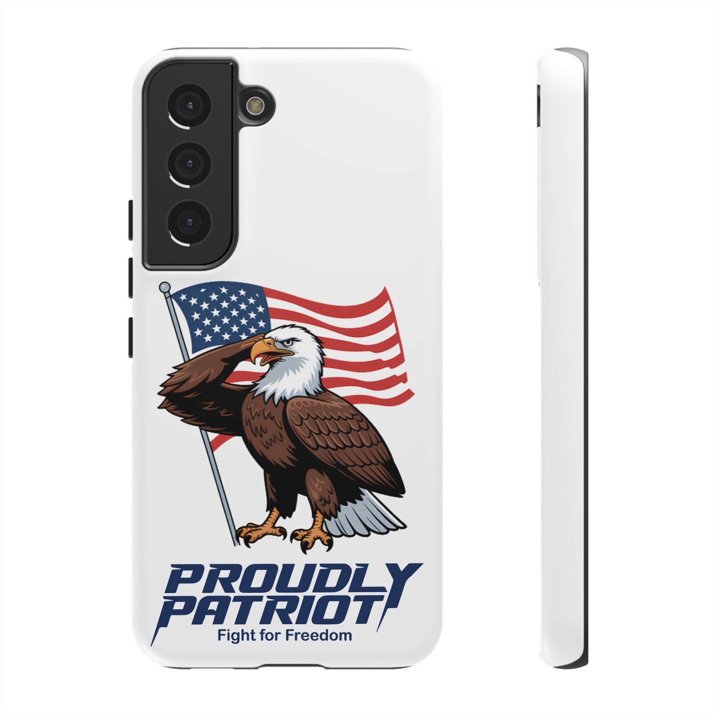 Major Talon Reporting for Duty! Patriotic Phone Case for Proud Americans, USA Flag Phone Cover, Tough Cases for Veterans, Independence Day Gift