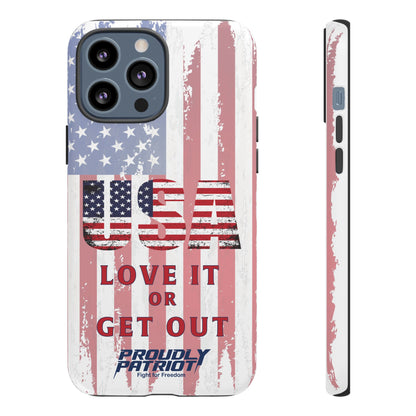 Stars, Stripes, and Zero Tolerance, Phone Case