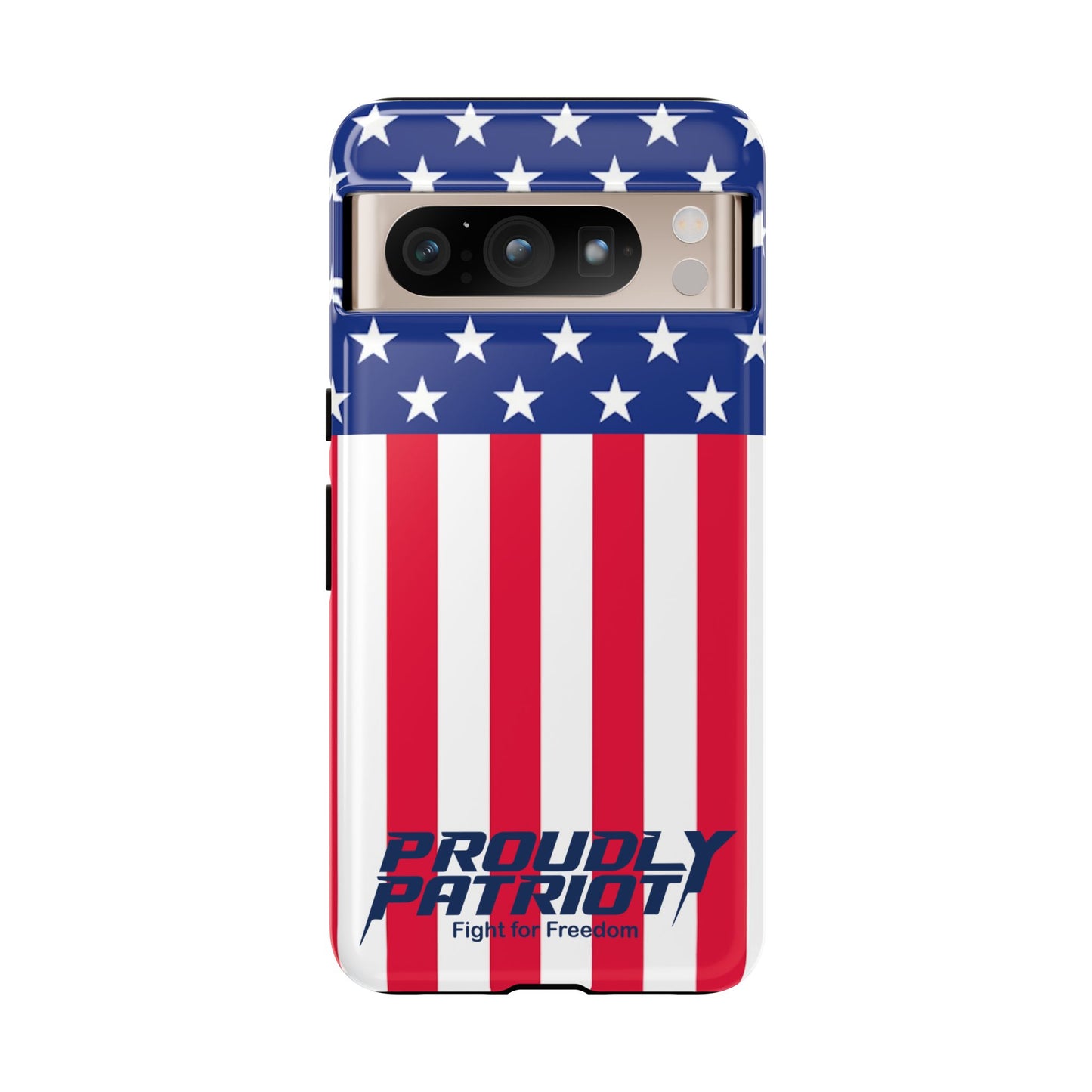 Stars, Stripes, and Cell Phones, Patriotic Phone Case for Proud Americans, USA Flag Phone Cover, Tough Cases for Veterans, Independence Day Gift