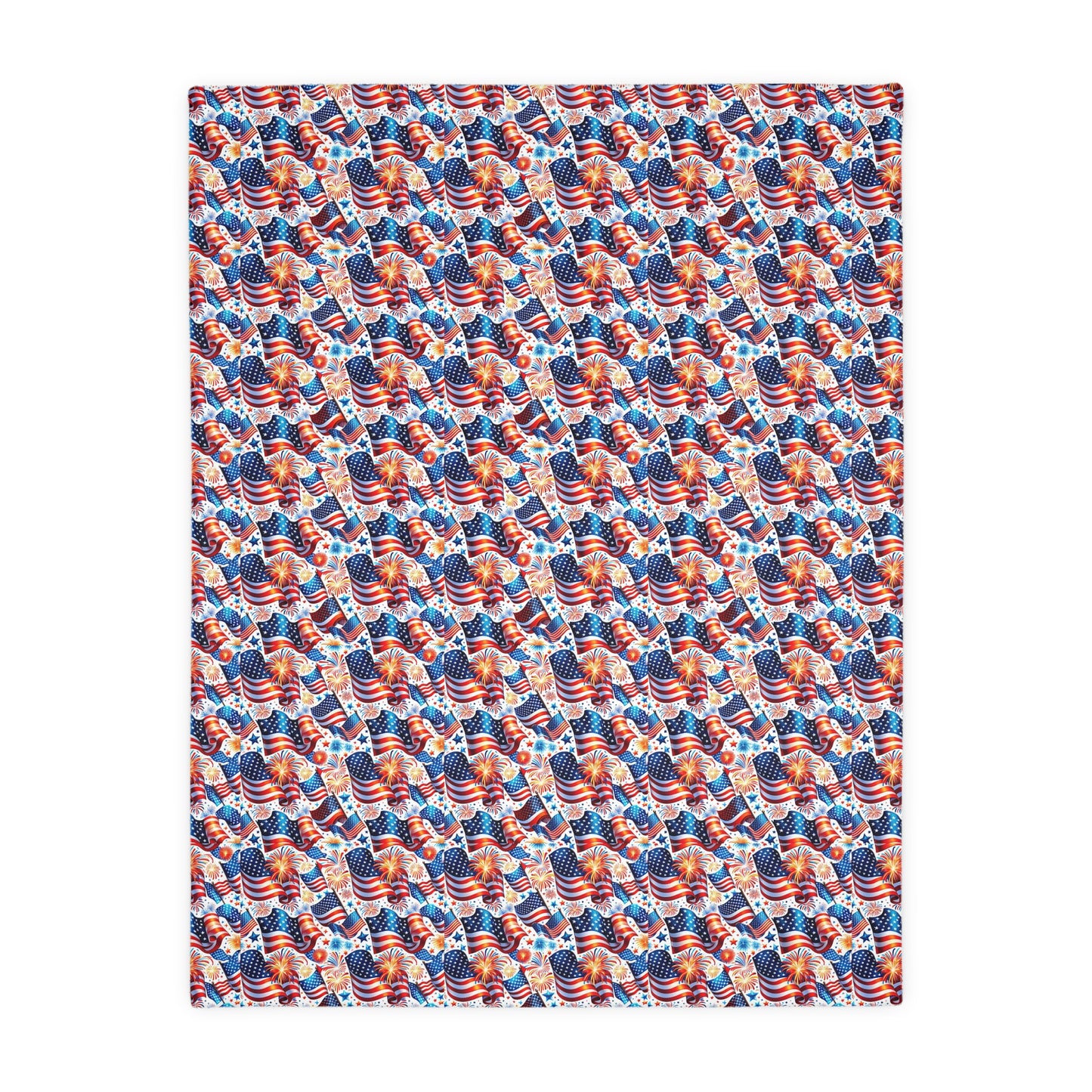 Celebrate the USA Velveteen Blanket