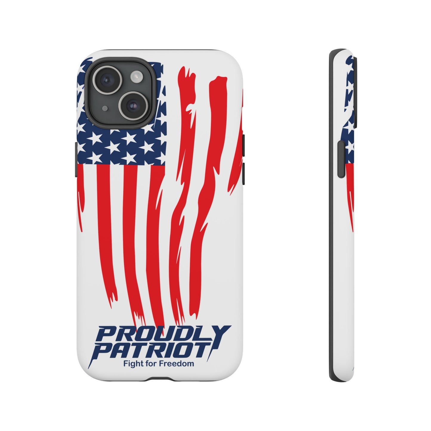 The Flag, Patriotic Phone Case for Proud Americans, USA Flag Phone Cover, Tough Cases for Veterans, Independence Day Gift