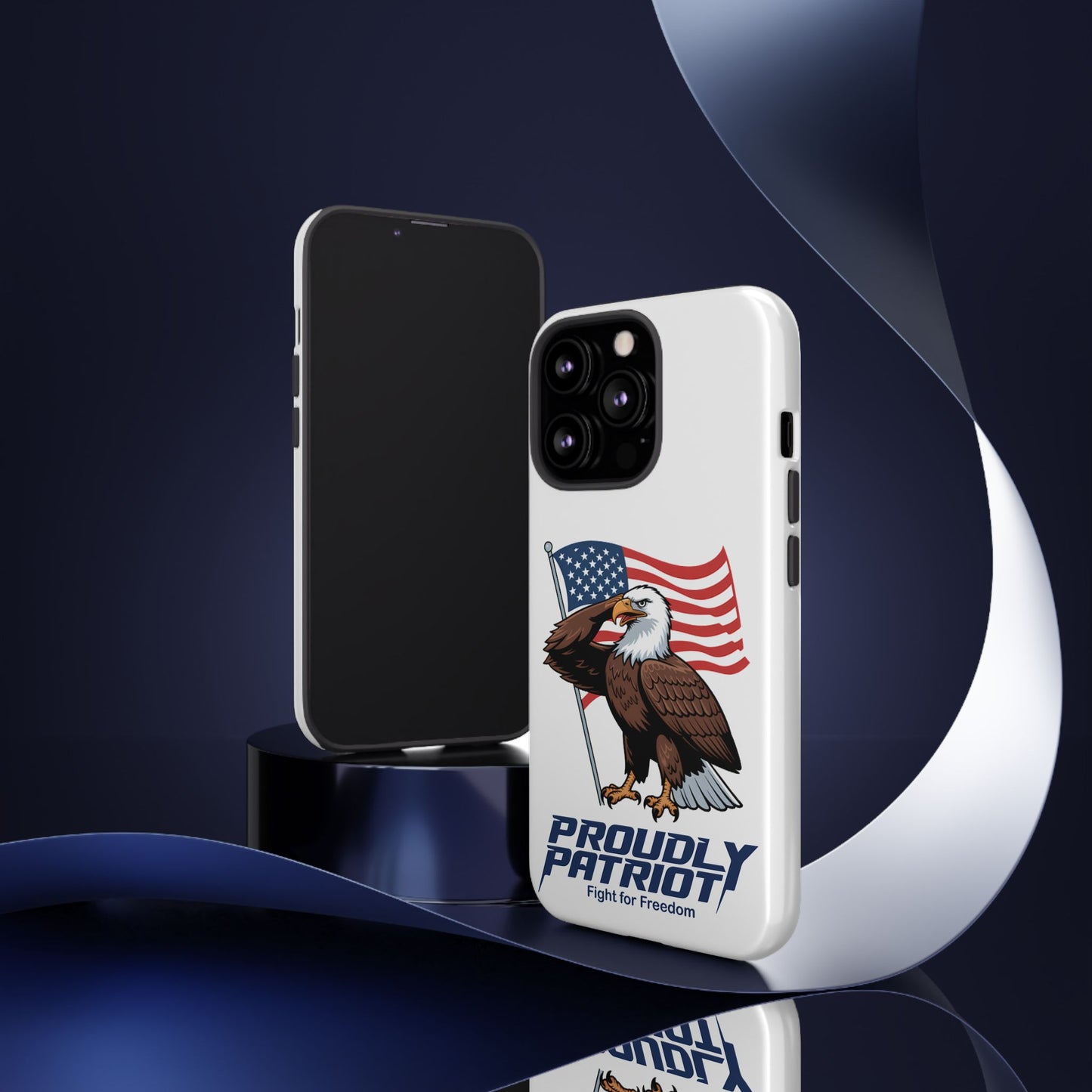 Major Talon Reporting for Duty! Patriotic Phone Case for Proud Americans, USA Flag Phone Cover, Tough Cases for Veterans, Independence Day Gift