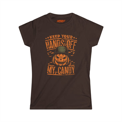 Hands Off – Halloween with Attitude Women's Tee