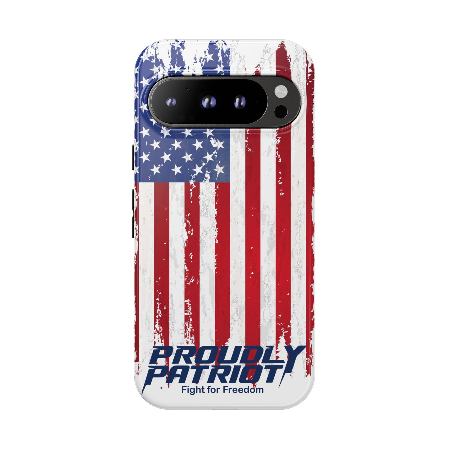 Distressed Flag, Patriotic Phone Case for Proud Americans, USA Flag Phone Cover, Tough Cases for Veterans, Independence Day Gift