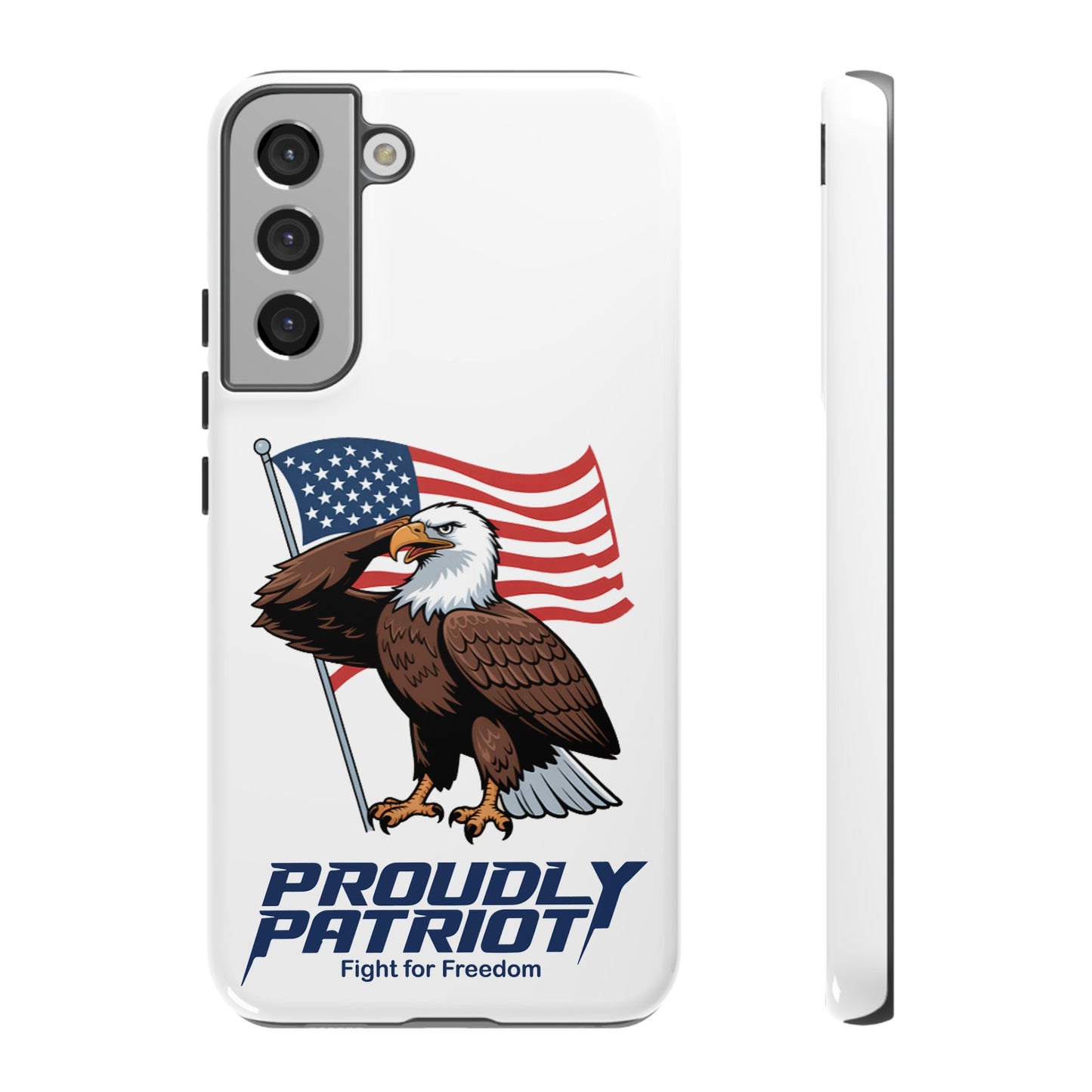 Major Talon Reporting for Duty! Patriotic Phone Case for Proud Americans, USA Flag Phone Cover, Tough Cases for Veterans, Independence Day Gift