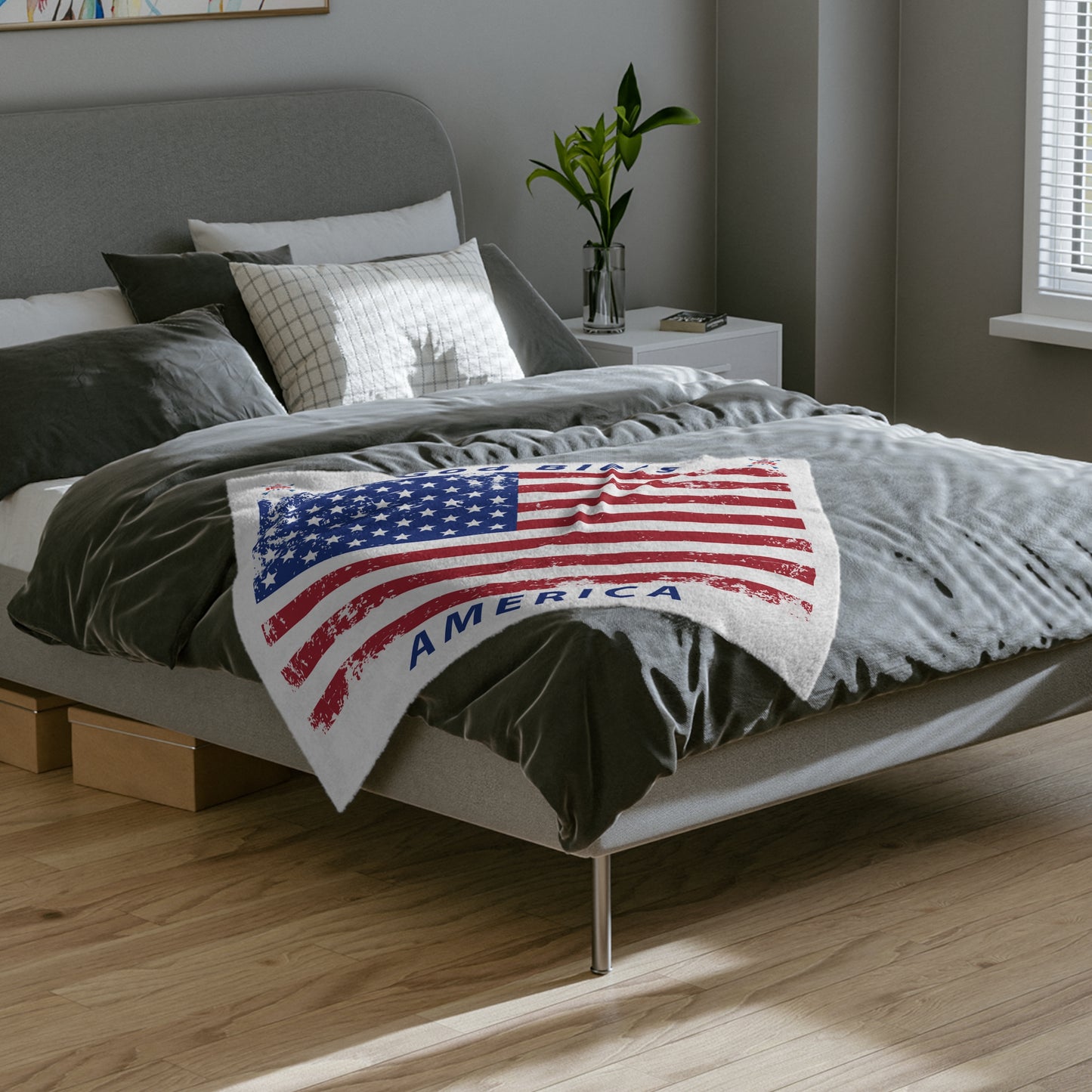 Patriotic Microfiber Blanket