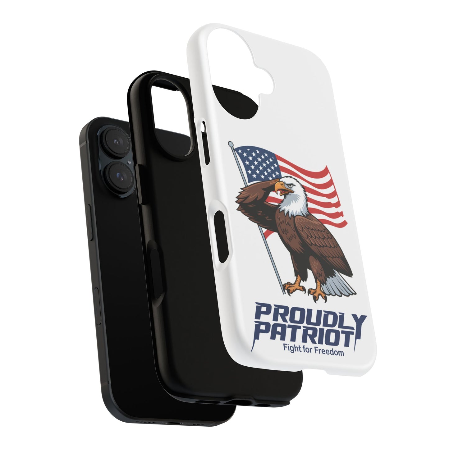 Major Talon Reporting for Duty! Patriotic Phone Case for Proud Americans, USA Flag Phone Cover, Tough Cases for Veterans, Independence Day Gift