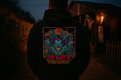 Creepy Circus Horror Style Hoodie