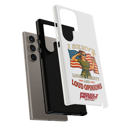 Patriotic Sass in Camo Class, Phone Case
