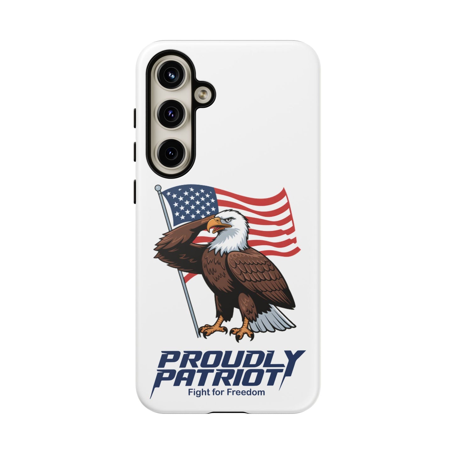 Major Talon Reporting for Duty! Patriotic Phone Case for Proud Americans, USA Flag Phone Cover, Tough Cases for Veterans, Independence Day Gift