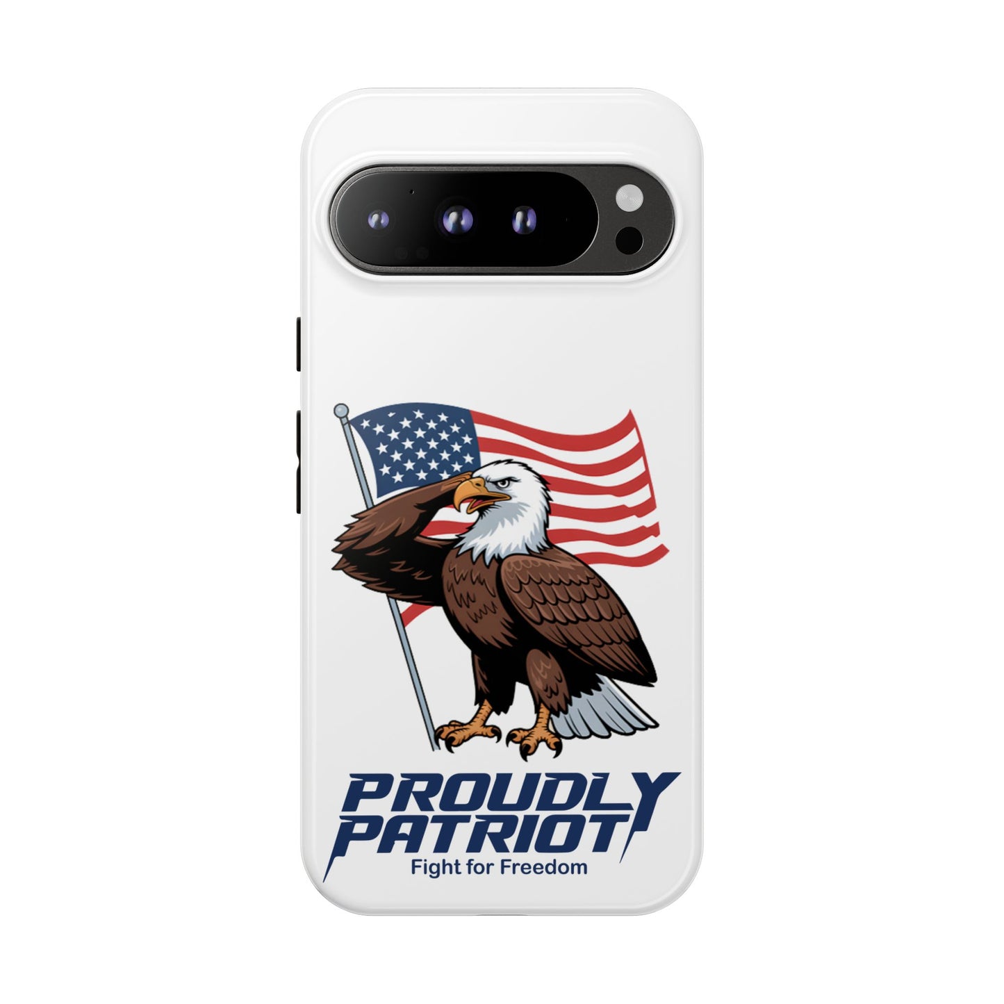 Major Talon Reporting for Duty! Patriotic Phone Case for Proud Americans, USA Flag Phone Cover, Tough Cases for Veterans, Independence Day Gift