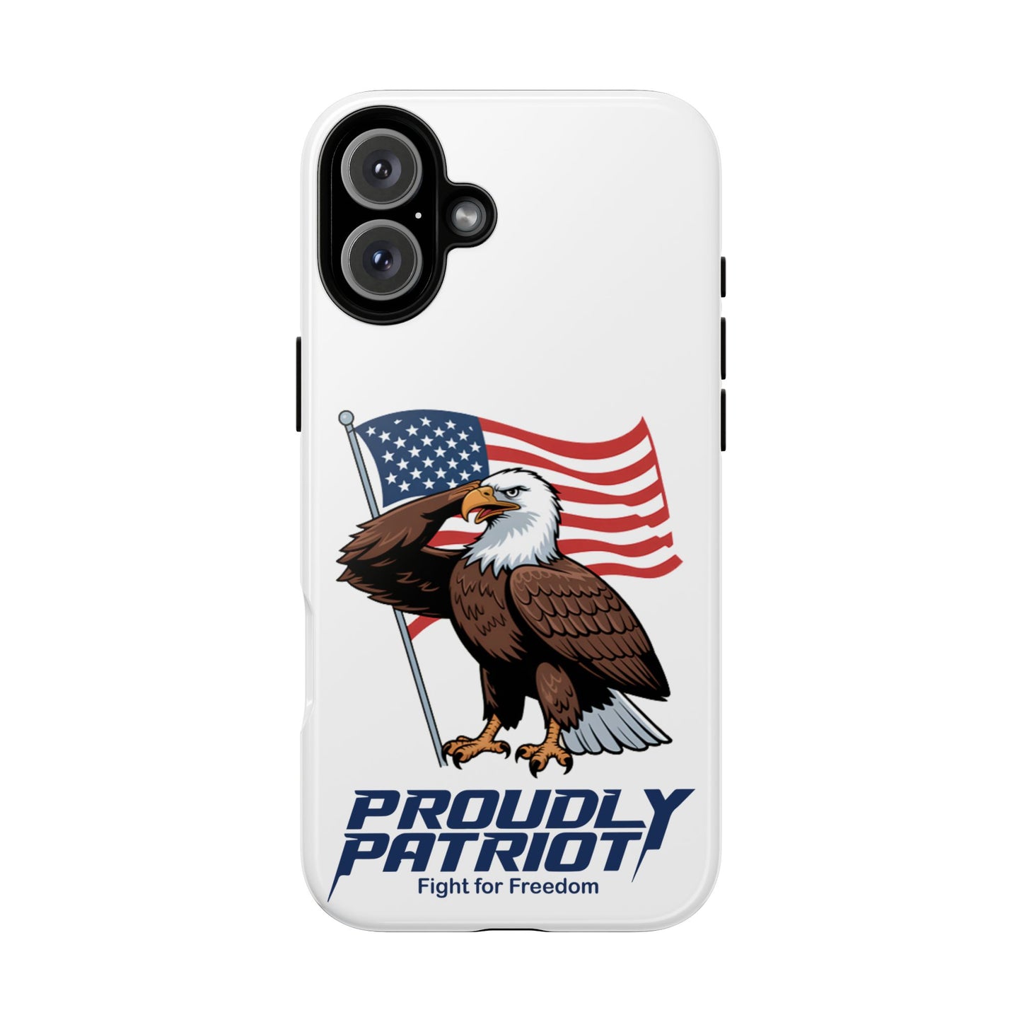 Major Talon Reporting for Duty! Patriotic Phone Case for Proud Americans, USA Flag Phone Cover, Tough Cases for Veterans, Independence Day Gift