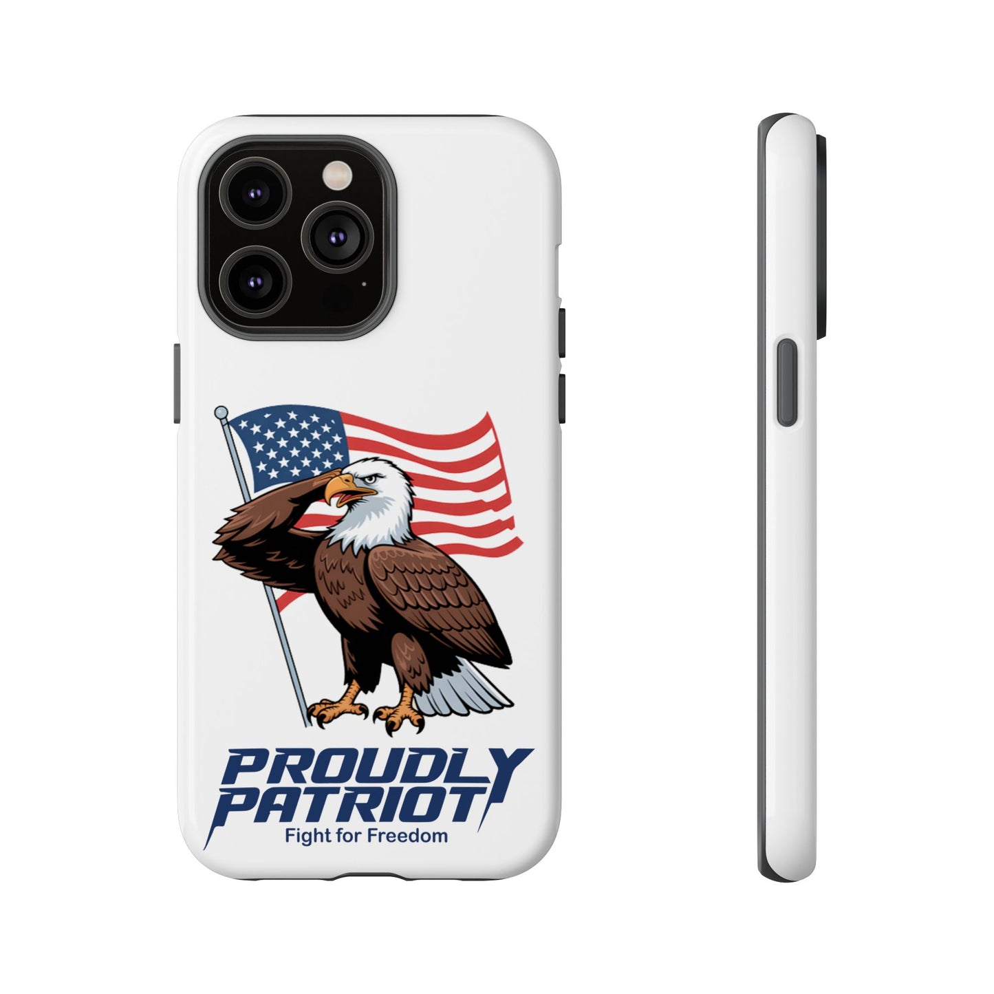 Major Talon Reporting for Duty! Patriotic Phone Case for Proud Americans, USA Flag Phone Cover, Tough Cases for Veterans, Independence Day Gift