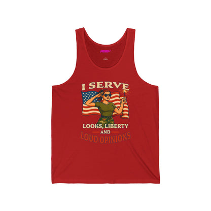 Patriotic Sass in Camo Class Tank