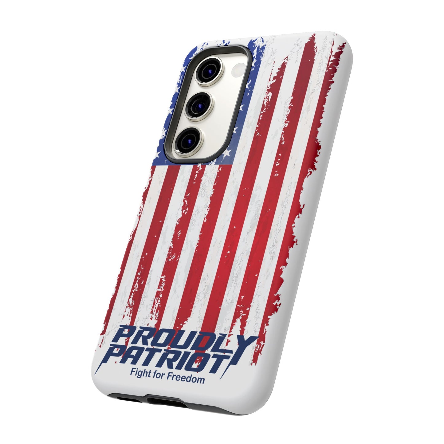 Distressed Flag, Patriotic Phone Case for Proud Americans, USA Flag Phone Cover, Tough Cases for Veterans, Independence Day Gift
