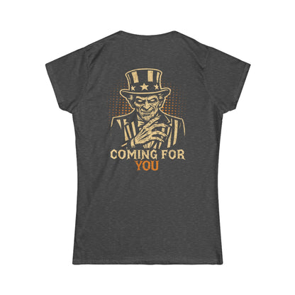 Uncle Sam’s Warning Women's Tee