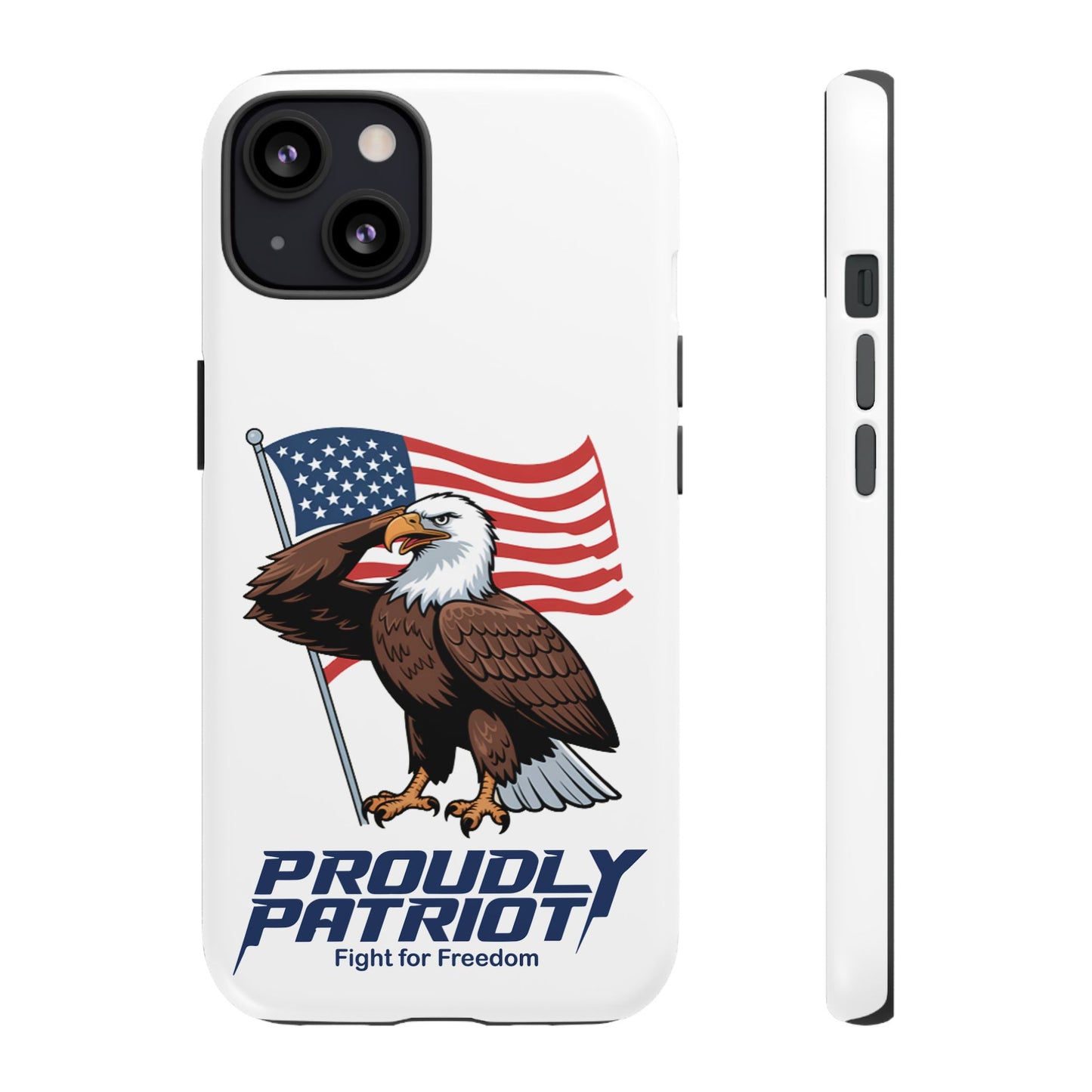 Major Talon Reporting for Duty! Patriotic Phone Case for Proud Americans, USA Flag Phone Cover, Tough Cases for Veterans, Independence Day Gift