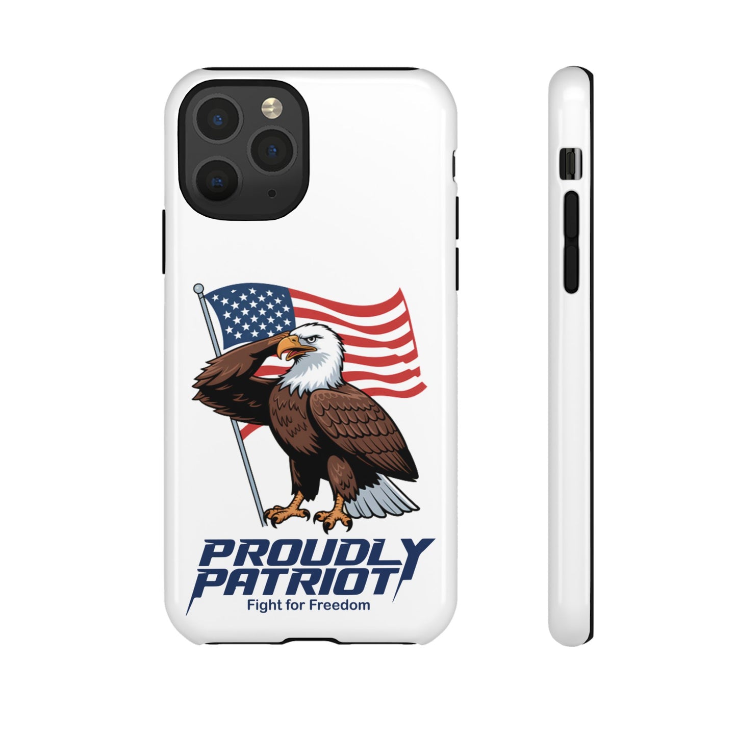 Major Talon Reporting for Duty! Patriotic Phone Case for Proud Americans, USA Flag Phone Cover, Tough Cases for Veterans, Independence Day Gift