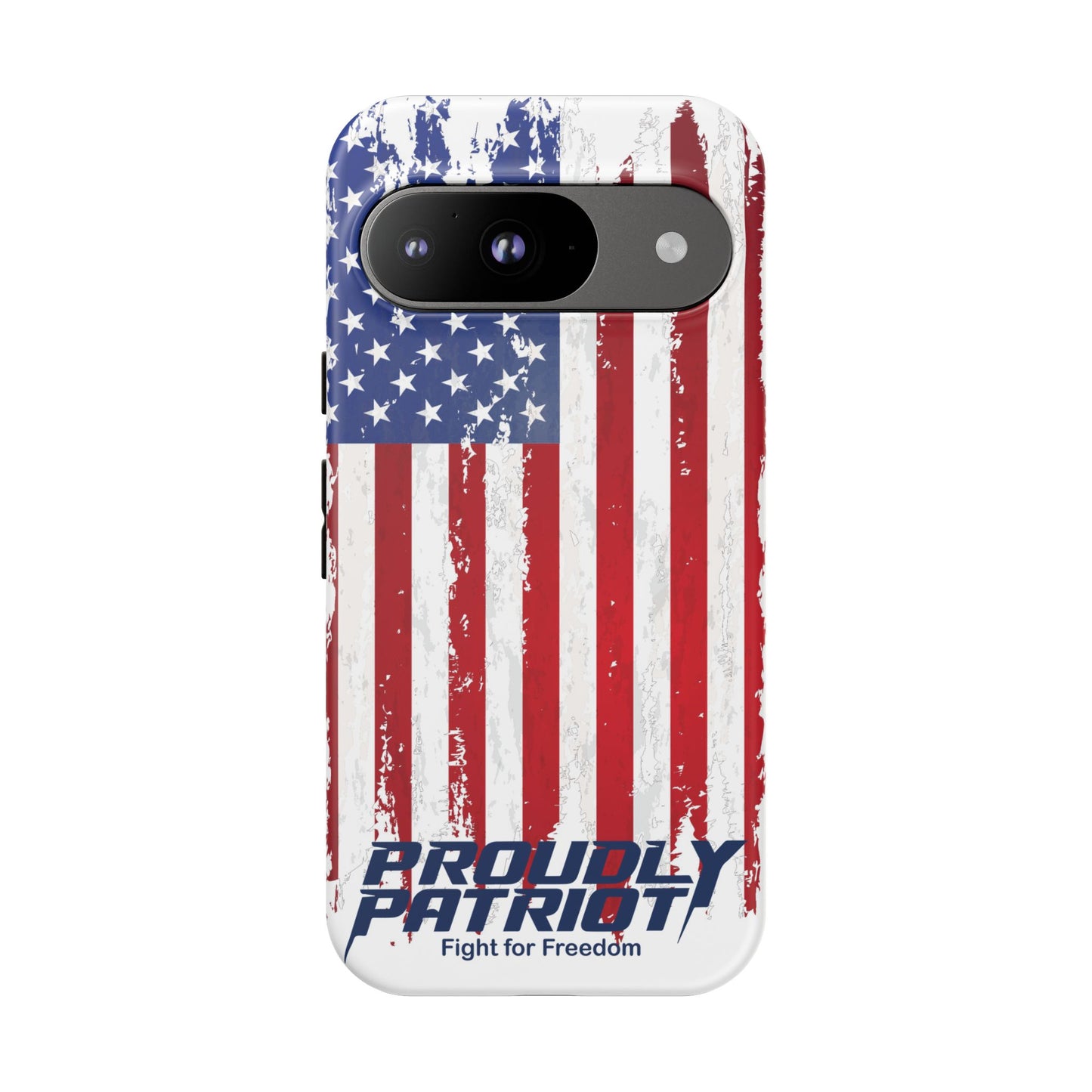 Distressed Flag, Patriotic Phone Case for Proud Americans, USA Flag Phone Cover, Tough Cases for Veterans, Independence Day Gift