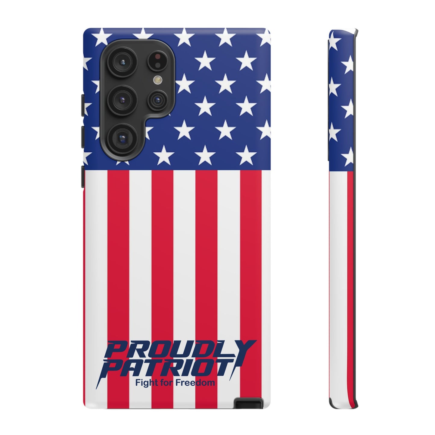 Stars, Stripes, and Cell Phones, Patriotic Phone Case for Proud Americans, USA Flag Phone Cover, Tough Cases for Veterans, Independence Day Gift