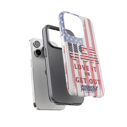 Stars, Stripes, and Zero Tolerance, Phone Case