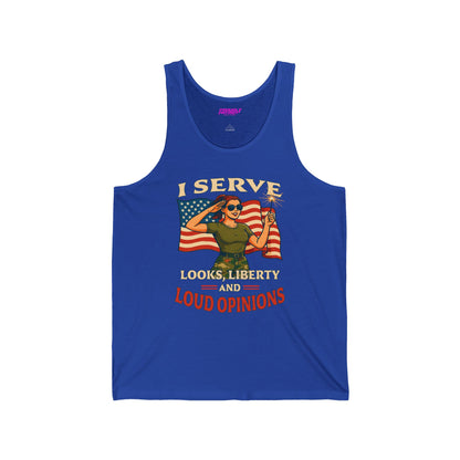 Patriotic Sass in Camo Class Tank