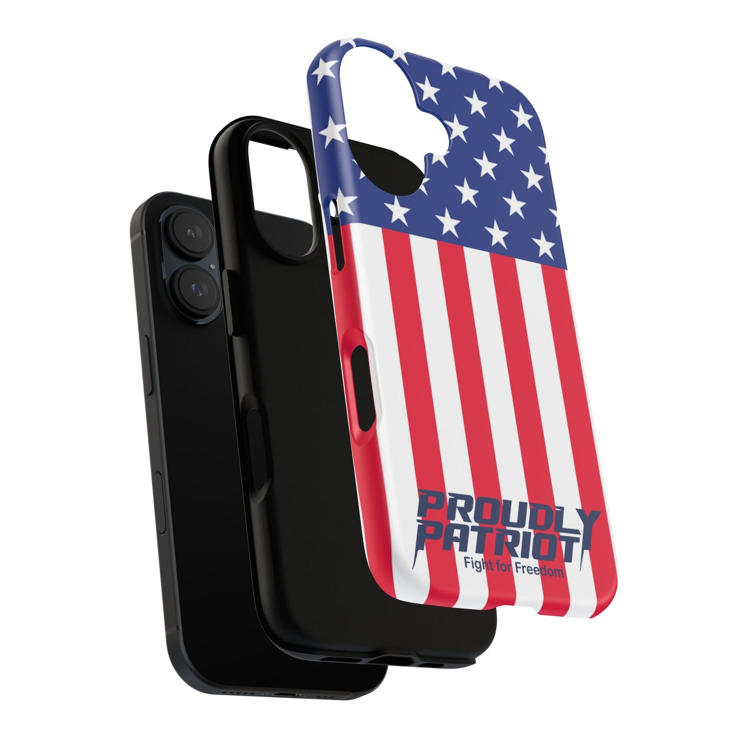 Stars, Stripes, and Cell Phones, Patriotic Phone Case for Proud Americans, USA Flag Phone Cover, Tough Cases for Veterans, Independence Day Gift
