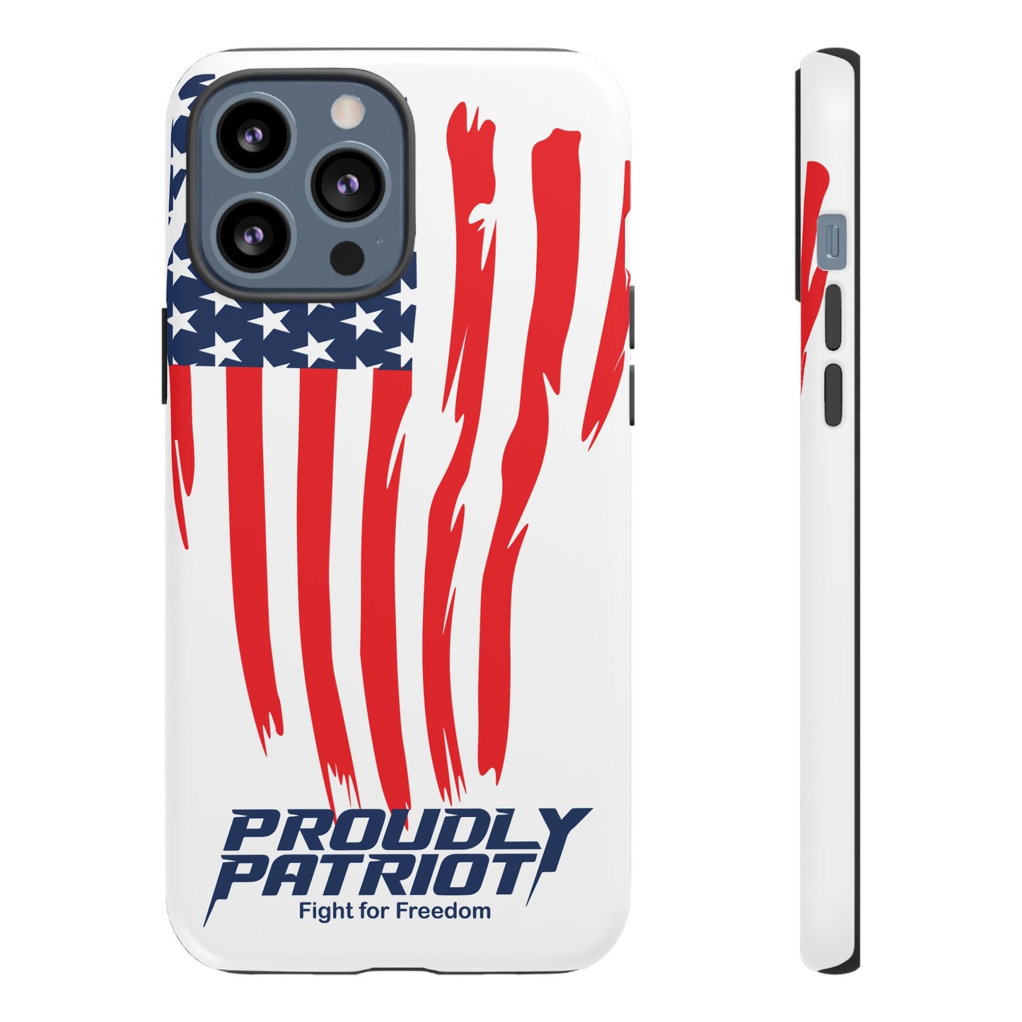 The Flag, Patriotic Phone Case for Proud Americans, USA Flag Phone Cover, Tough Cases for Veterans, Independence Day Gift