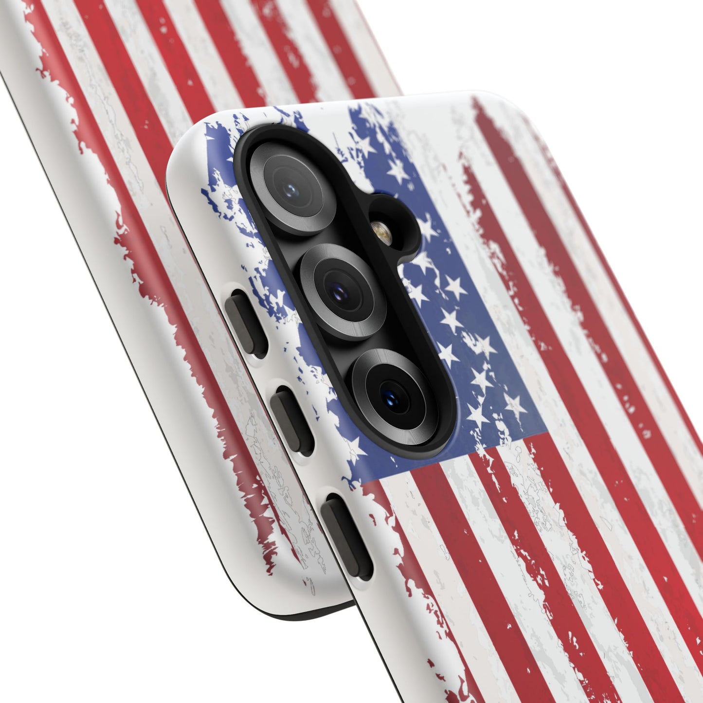 Distressed Flag, Patriotic Phone Case for Proud Americans, USA Flag Phone Cover, Tough Cases for Veterans, Independence Day Gift