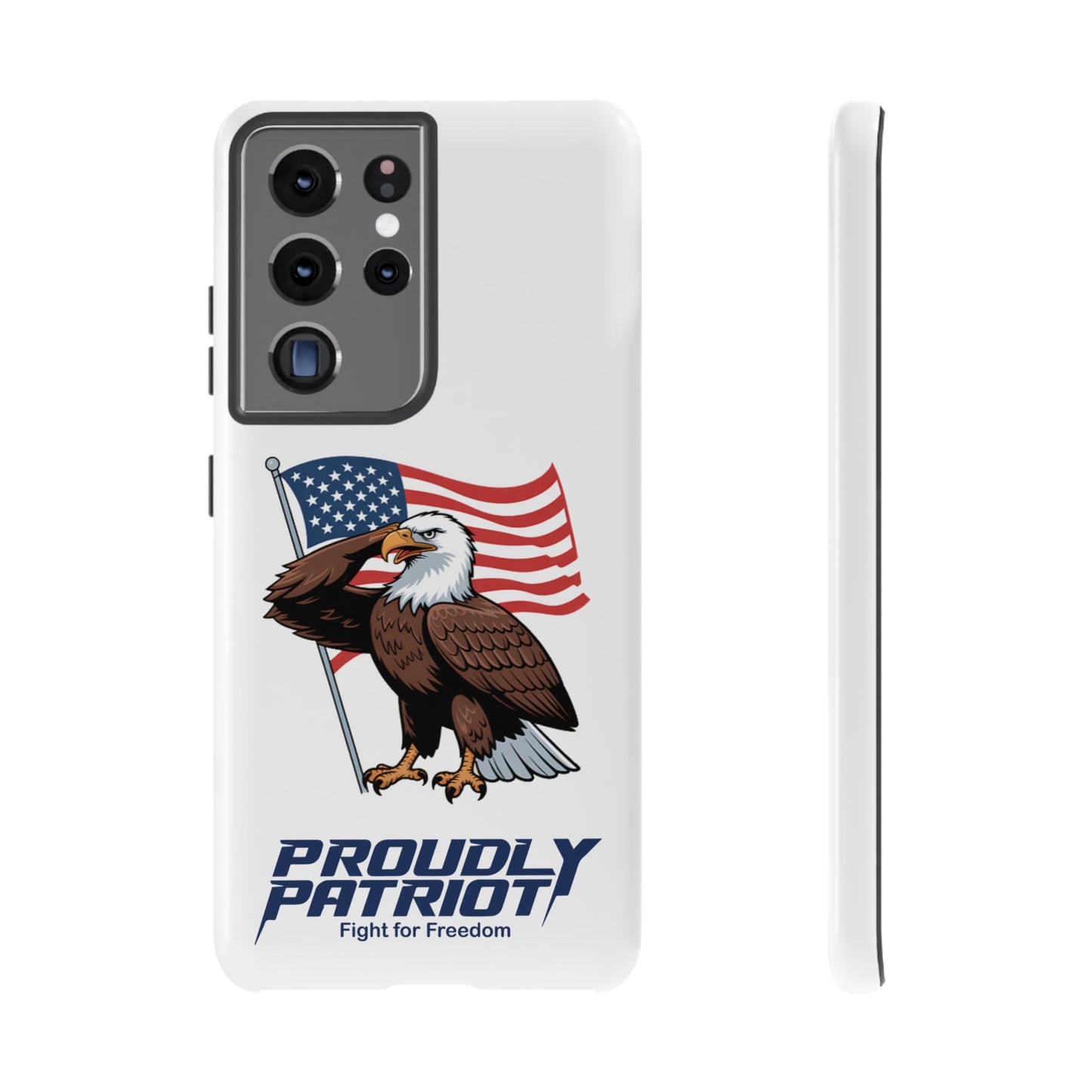 Major Talon Reporting for Duty! Patriotic Phone Case for Proud Americans, USA Flag Phone Cover, Tough Cases for Veterans, Independence Day Gift