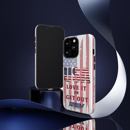 Stars, Stripes, and Zero Tolerance, Phone Case