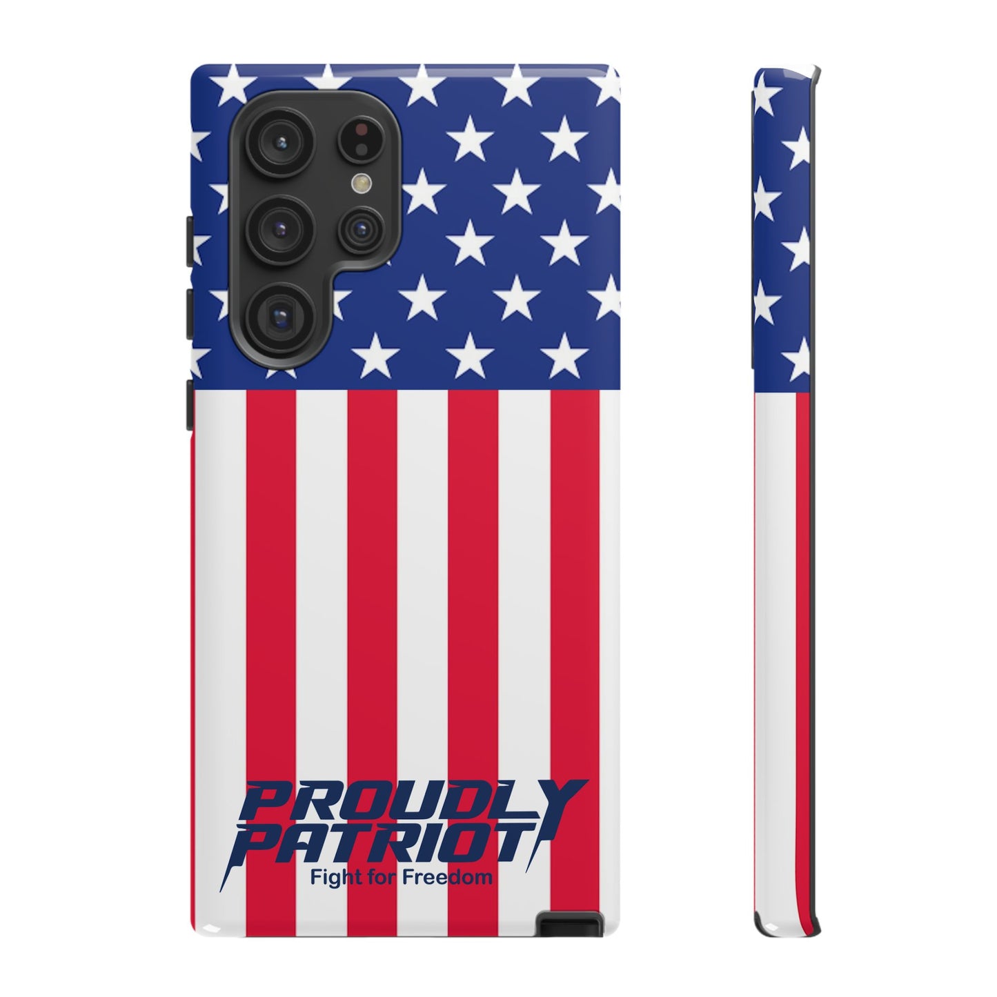 Stars, Stripes, and Cell Phones, Patriotic Phone Case for Proud Americans, USA Flag Phone Cover, Tough Cases for Veterans, Independence Day Gift